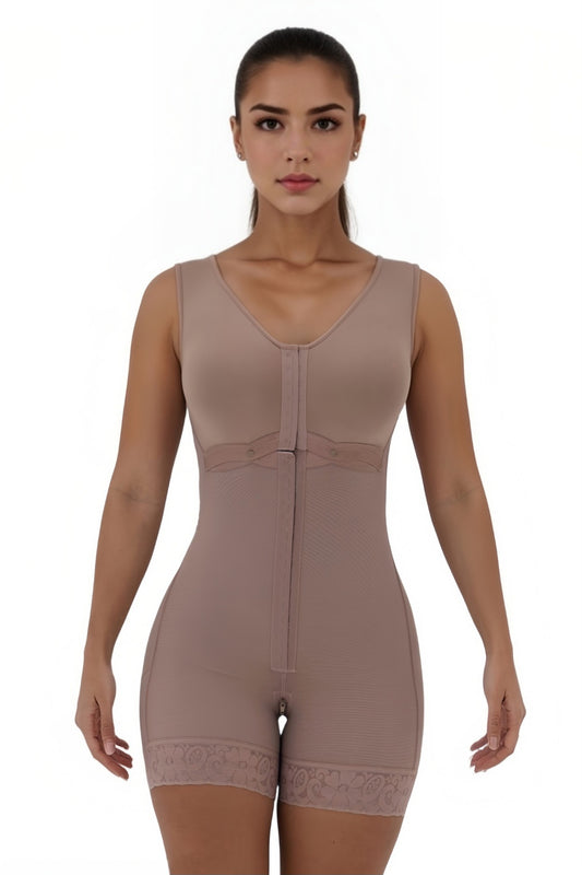 Cheeky Faja with Front Hooks & Strong Compression