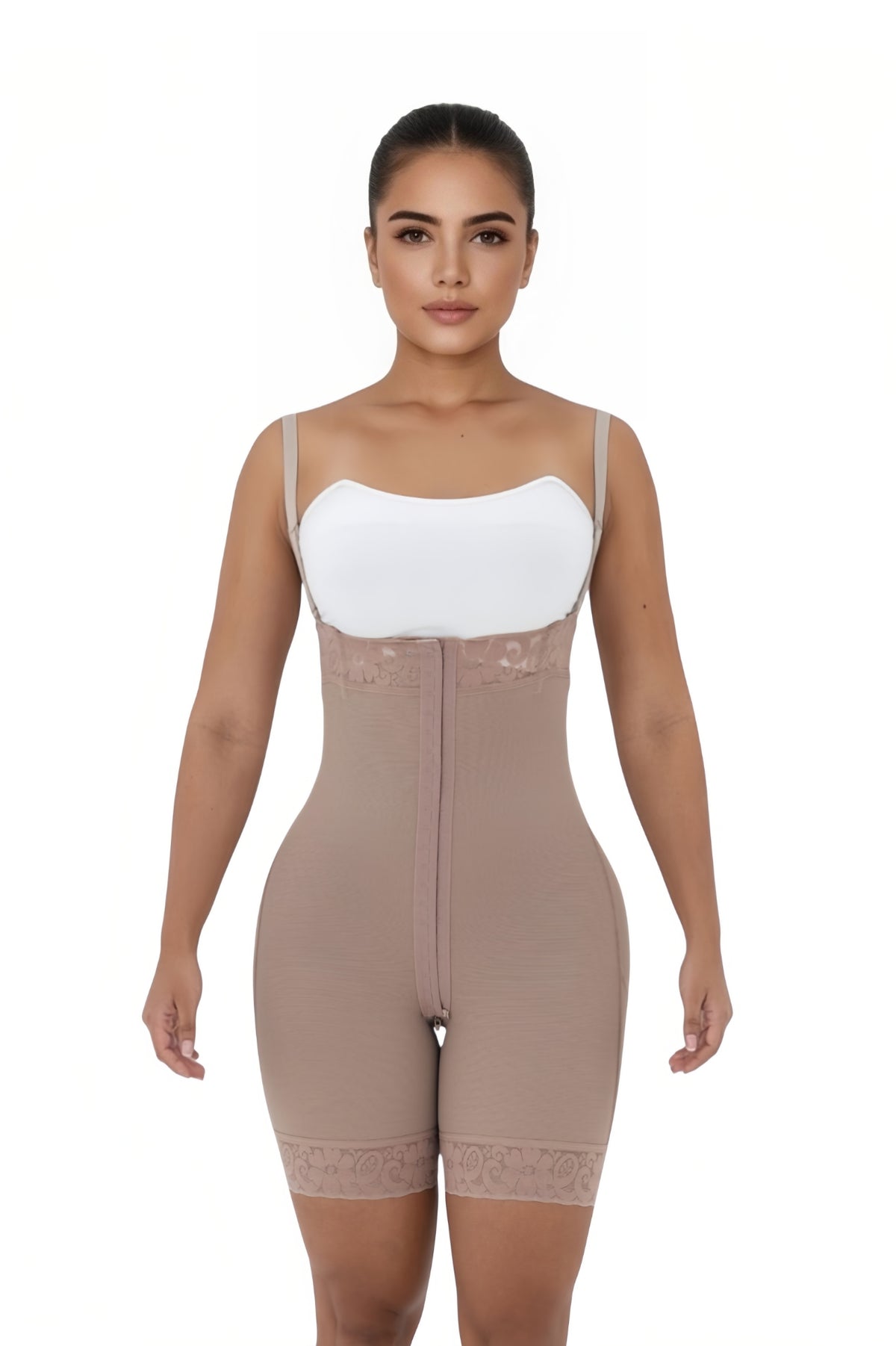 Cheeky Faja with Front Hooks & Strong Compression